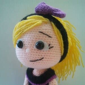 Crochet Doll Crochet Blonde Doll Art Doll Art Dolls Present For