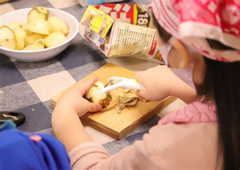 今日はフライドポテトを作ったよ♪ 小樽中央幼稚園のブログ