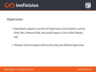 Openstack Vs Vmware Vcloud Ppt