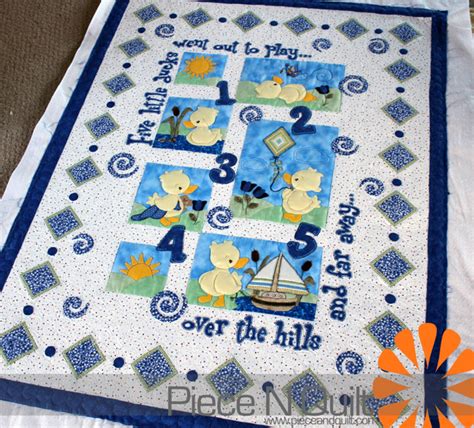 Piece N Quilt: 5 Little Ducks Went Out To Play.....