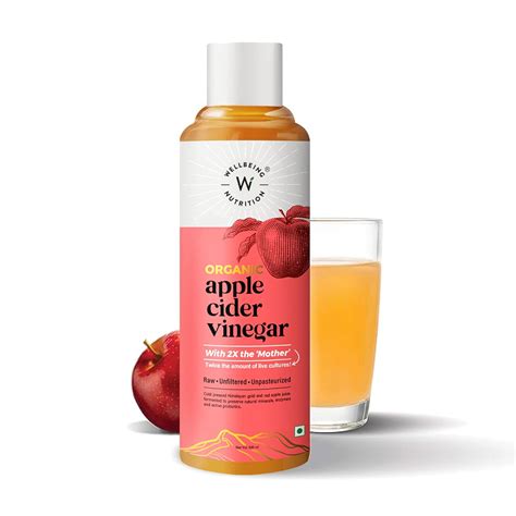 Buy Wellbeing Nutrition Organic Apple Cider Vinegar With Kuwa Supplements Ksa