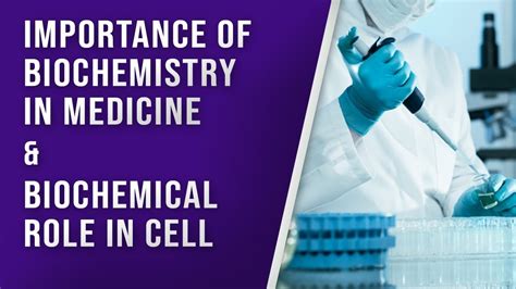 Importance Of Biochemistry In Medicine Biochemical Role In Cell YouTube