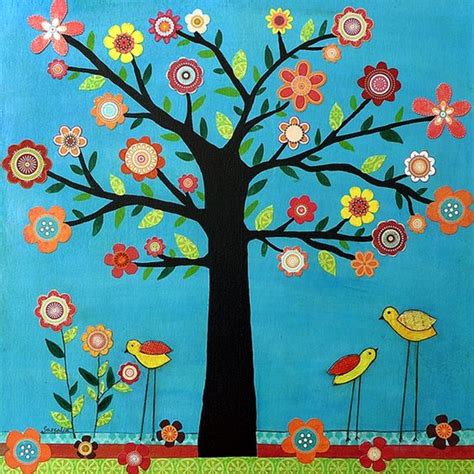 30 Diy Mixed Media Tree Art Projects