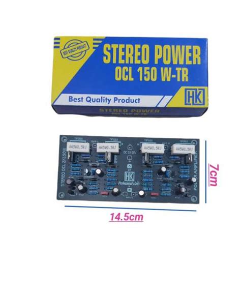 KIT STEREO POWER OCL 150 W TR HK Kit Stereo Ocl 2 X 150w Hk Lazada