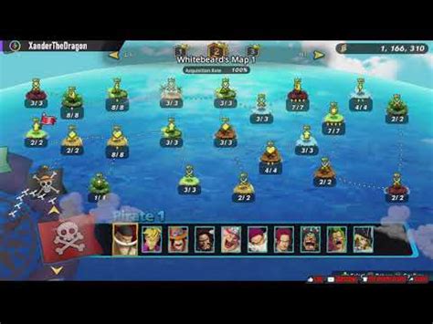 Whitebeard S 100 COMPLETE Island Coin Map Guide ONE PIECE PIRATE