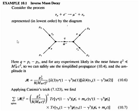 homework and exercises - Summing of neutrino spins in Muon decay ...