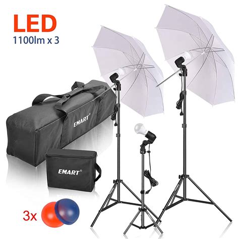 Emart Studio LED Photography Umbrella Lighting Kit | LED & Lighting Info