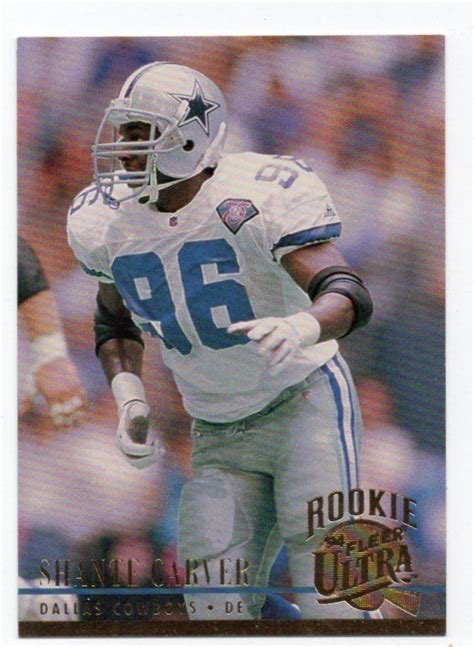 Nfl 1994 Ultra 369 Shante Carver Rc Dallas Cowboys On Ebid