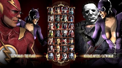 Игра за Catwoman из MK vs DC Reverse Flash в Mortal Kombat Komplete