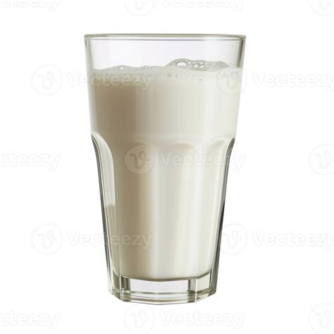 AI generated A glass of milk side view isolated on a transparent background 37799035 PNG