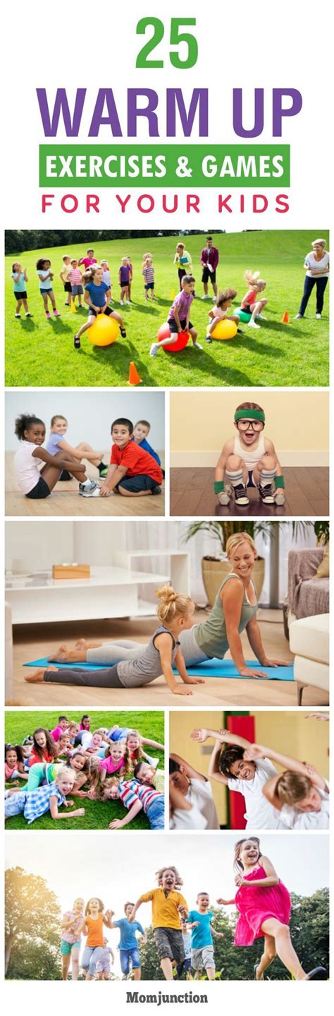 Top 10 Warm Up Exercises And 15 Games For Kids | Workout warm up ...