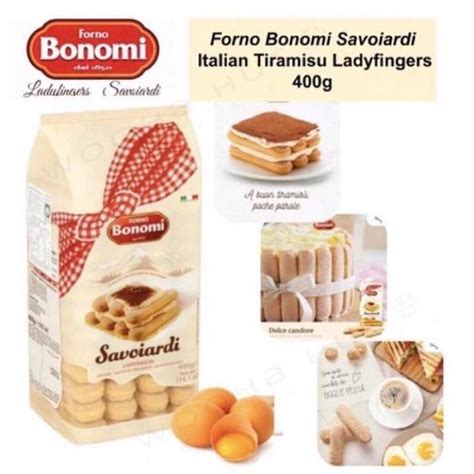 Forno Bonomi Savoiardi Ladyfingers G Lady Finger Tiramisu Biscuits