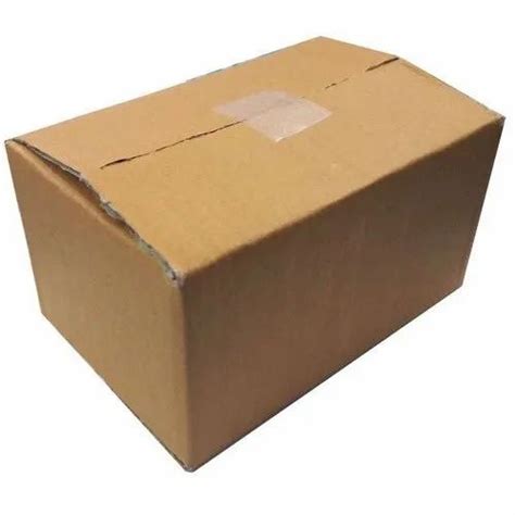 Rectangle Brown Plain Rectangular Corrugated Box Box Capacity 6 10 Kg