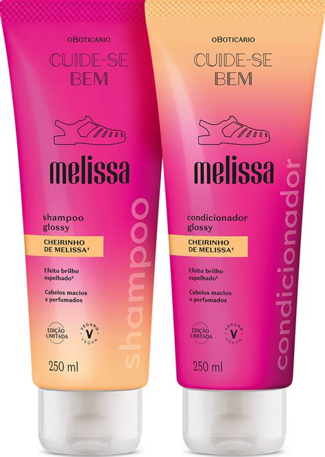 Combo Cuide Se Bem Melissa Shampoo 250ml Condicionador 250ml O