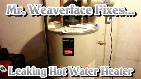 The Diy How To Fix Leaking Hot Water Heater Faulty Expansion Tank And Relief Valve Youtube