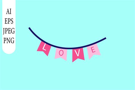 Love Banner Graphic by Jatmika Studio · Creative Fabrica