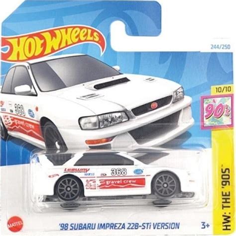 Hot Wheels Tekli Regular Arabalar HTB12 Hw The 90S 98 Subaru Impreza 22B STİ Version idefix