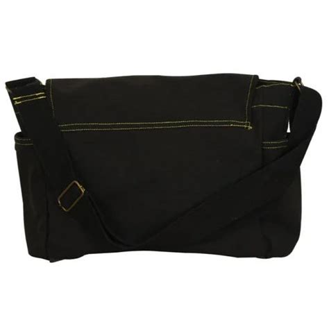 Black Canvas Messenger Bag Capacity 10 Kgday At Best Price In New