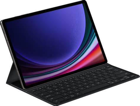 Samsung Galaxy Tab S9 Plus S9 FE Plus Toetsenbord Hoes QWERTY Zwart