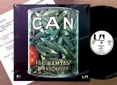 Can Ege Bamyasi Orig Ger Prog Psych Lp Mint 1972 Poster W Prom Sticker