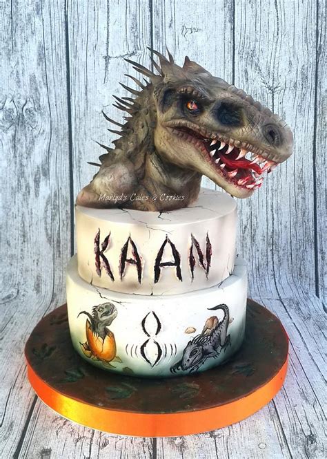 Indominus Rex Indominus Rex Dinosaur Cake T Rex Cake