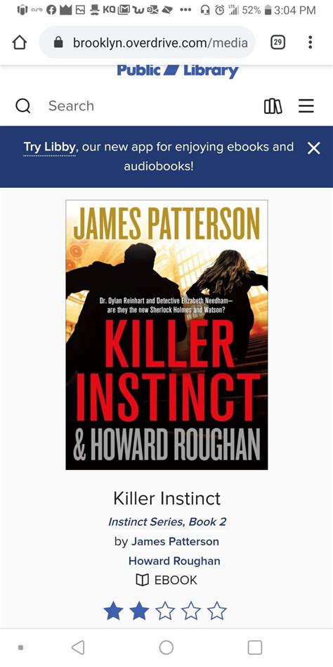 Amazon Killer Instinct EBook Patterson James Books