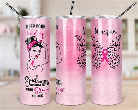 Kitchen And Dining Home And Living Breast Cancer Tumbler 20oz Skinny Drink