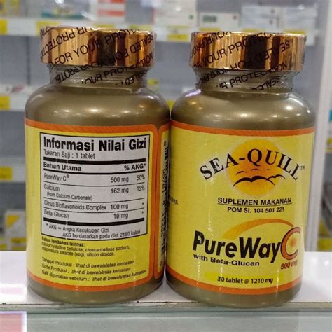 Jual QUILL PUREWAY C 500 MG 30 TABLET Shopee Indonesia