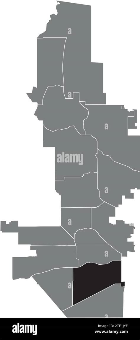 Locator map of the SOUTH MOUNTAIN urban village, PHOENIX Stock Vector ...