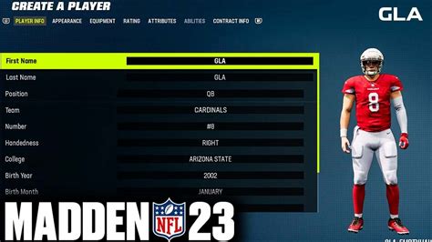 Madden 23 Create Player YouTube