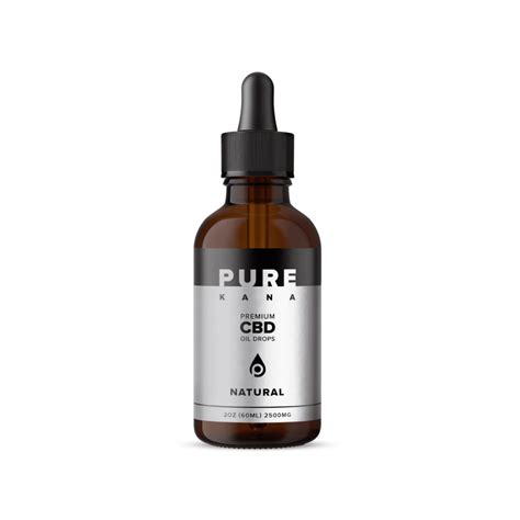 Natural Cbd Oil 2500mg Full Spectrum Cbd Tincture Purekana