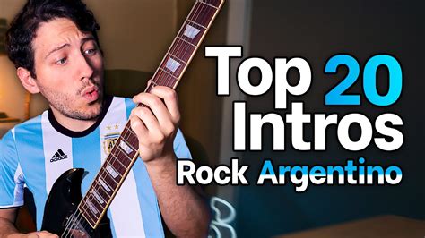 Top 20 Mejores Intros De Guitarra En El Rock Argentino Youtube