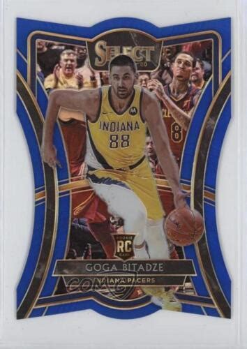 2019 20 Panini Select Premier Level Blue Prizm 249 Goga Bitadze 158