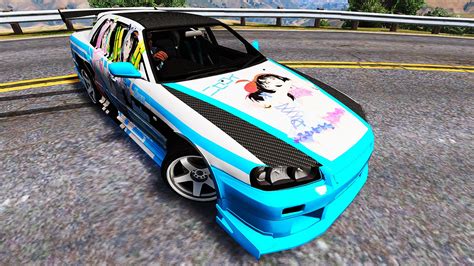 Nissan Skyline R34 25gt Turbo Uras Er34 Itasha Livery Gta5