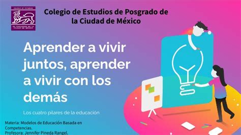 Aprender A Vivir Juntos 4 Pilares EducaciÓn