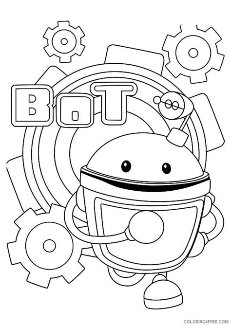 team umizoomi bot coloring pages Coloring4free - Coloring4Free.com