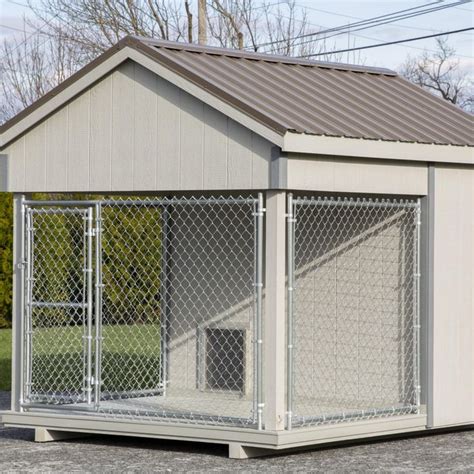 Traditional 8x10 Residential Dog Kennel Dog Kennel Luxury Dog House