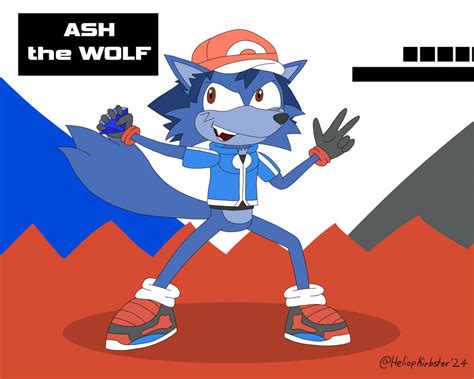 ash  wolf mobian ash  heliopkirbster  deviantart