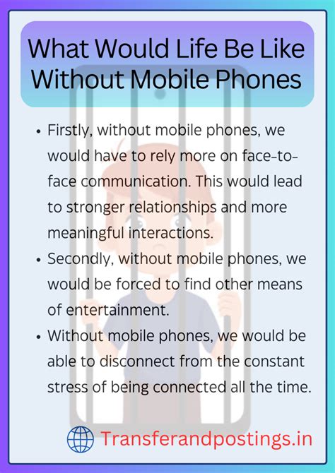 Life Without Mobile Phones Essay How Our Lives Would Change Transfer