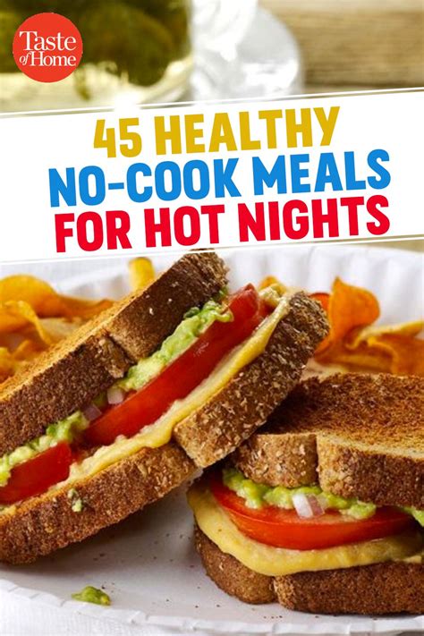 45 Healthy No Cook Meals For Hot Nights No Cook Meals Nytimes Recipes Cooking Recipes