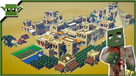 How To Build A Minecraft Desert Town Andyisyoda 5x5 System Youtube