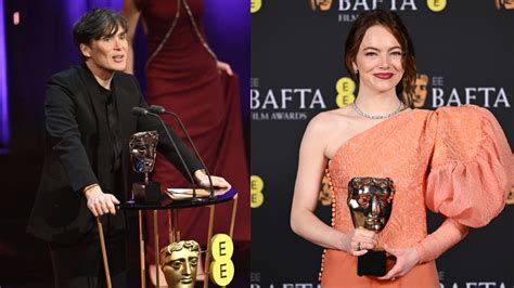 BAFTA Awards 2024 Winners Oppenheimer And Poor Things Win Big Barbie