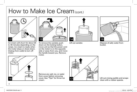 Hamilton Beach Ice Cream Maker User Manual