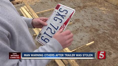 Thieves Steal Trailer Filled With 20k Worth Of Possessions