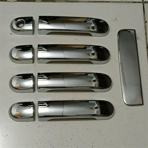 Jual Cover Handle Chrome Pegangan Gagang Pintu Mobil Door Grand Livina