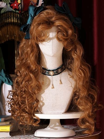 Blonde Curly Bangs Barbiecore Long Wavy Synthetic Wig