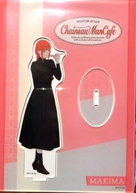 CHAINSAW MAN CAFE MAPPA Acrylic Stand Figure Makima Anime Jump JAPAN