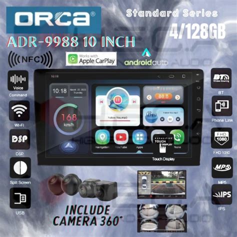 Jual Orca Standard Nfc Gb Adr Head Unit Android Camera