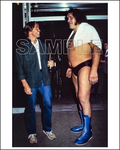 Andre The Giant Arnold Schwarzenegger