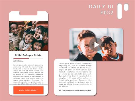 Daily Ui Challenge Crowdfunding Campaign By Mariana Ponce On